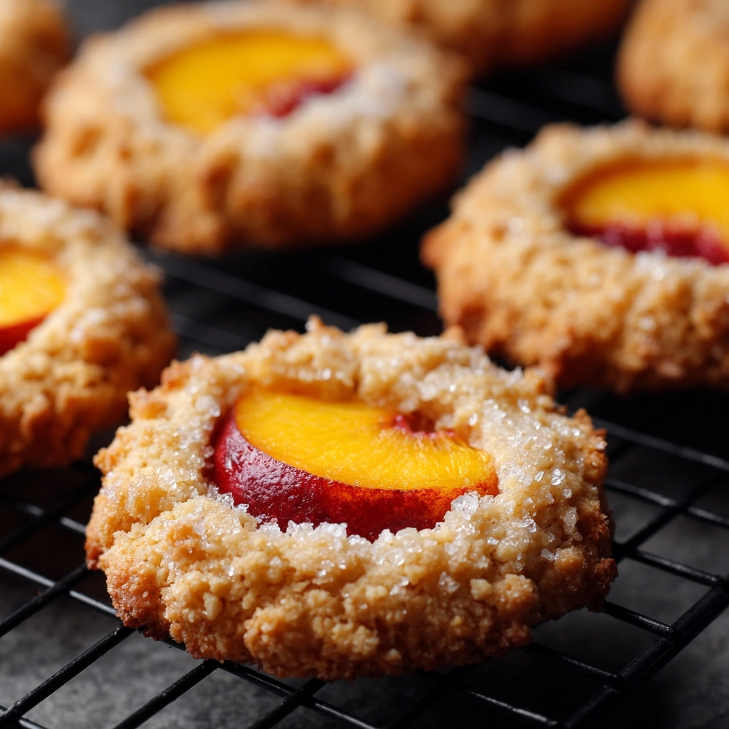 Irresistible Peach Cobbler Cookies Recipe - Recipe Image