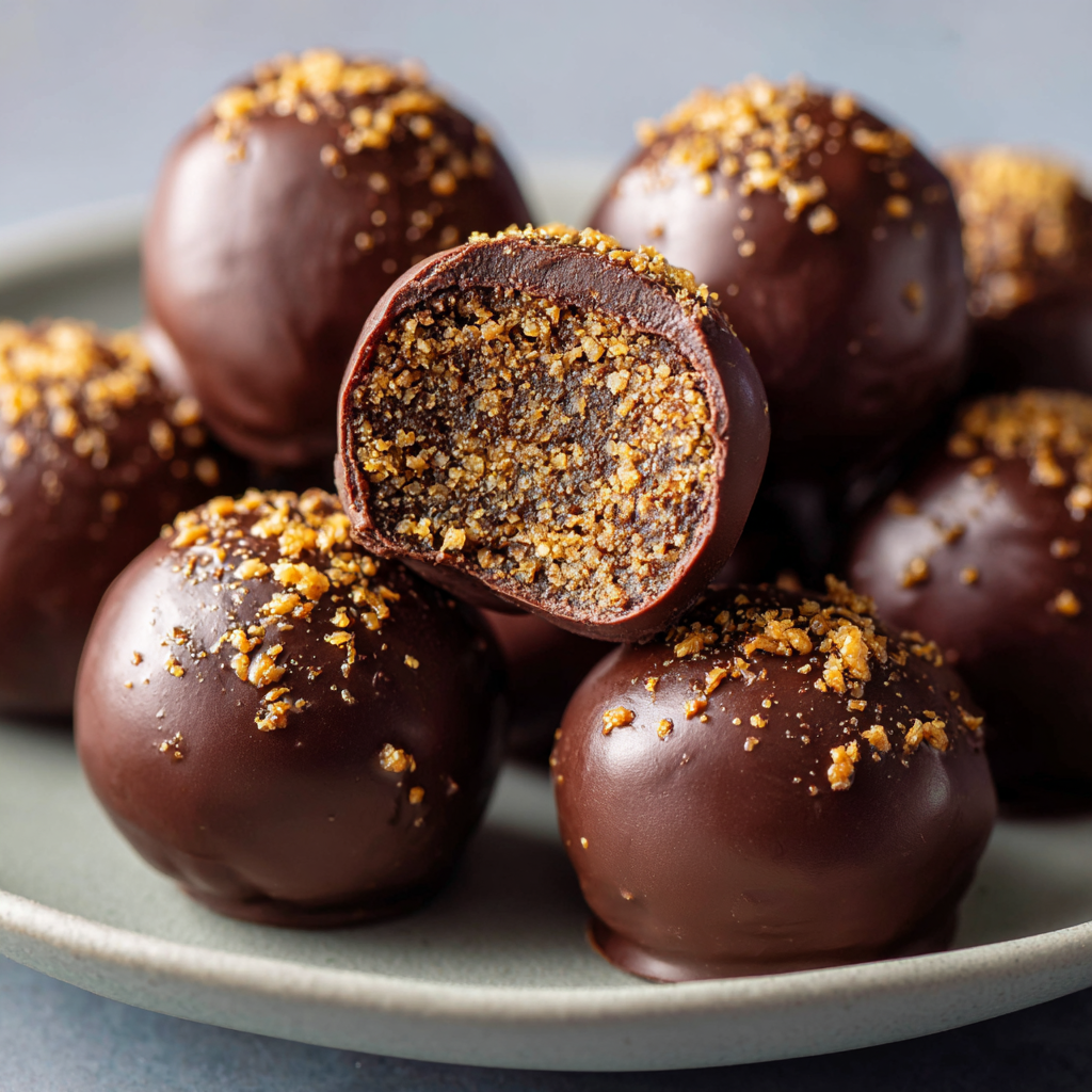 Chocolate Snack Balls Recipe - Recipe Image