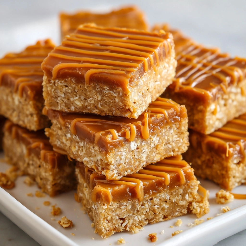 Peanut Butter Oatmeal Bars Recipe - Recipe Image