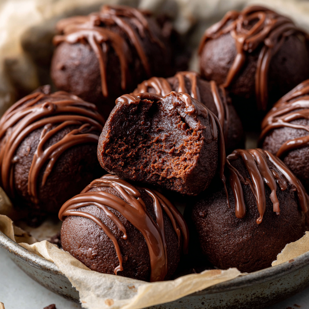 Brownie Protein Bites Recipe - Recipe Image