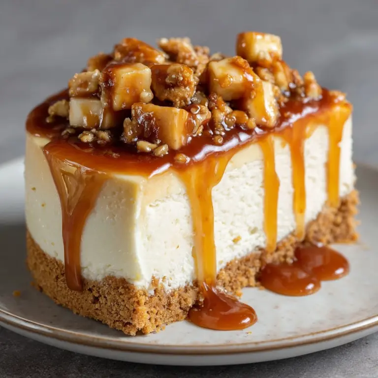 Indulgent Caramel Apple Cheesecake Recipe