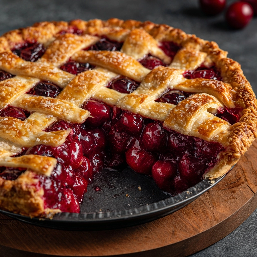 Braided Cranberry-Orange Pie Recipe - Recipe Image