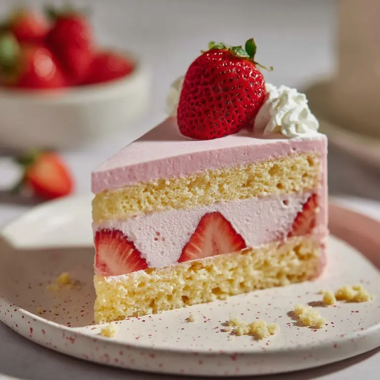 Strawberry Shortcake Swiss Roll Recipe