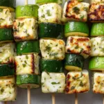 Garlic Butter Zucchini Skewers Recipe