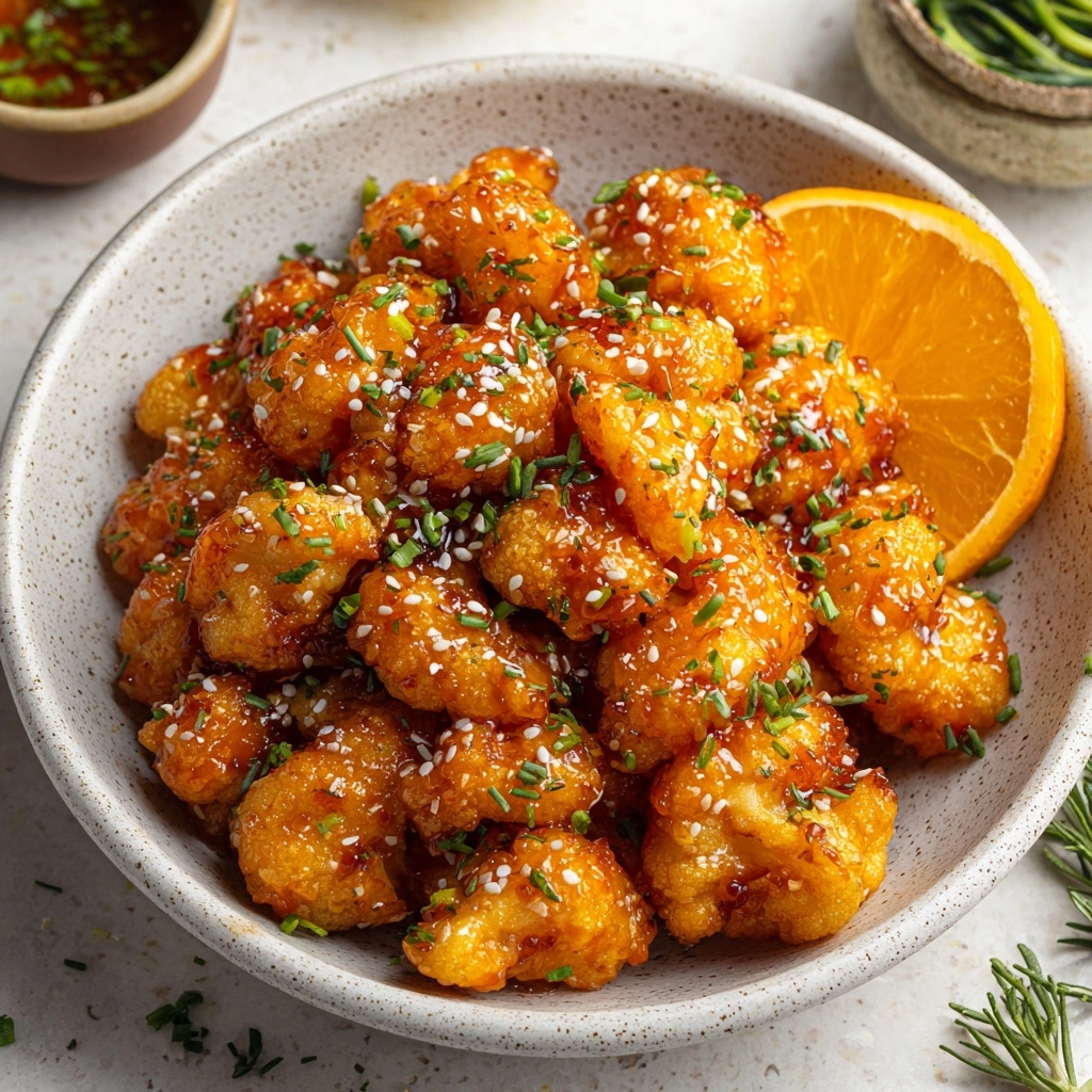 Vegan Glazed Orange Cauliflower “Chicken” Recipe - Recipe Image