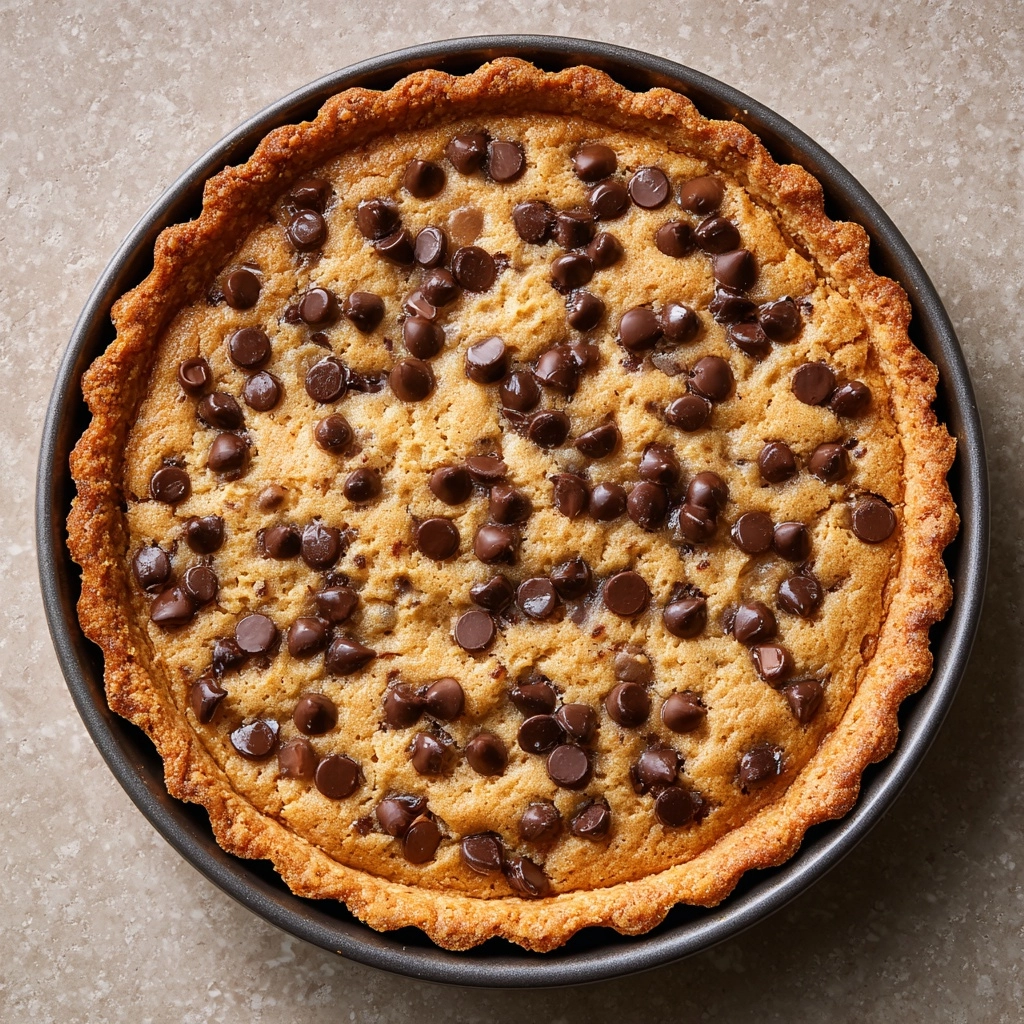 Chocolate Chip Cookie Pie Recipe - Recipe Image