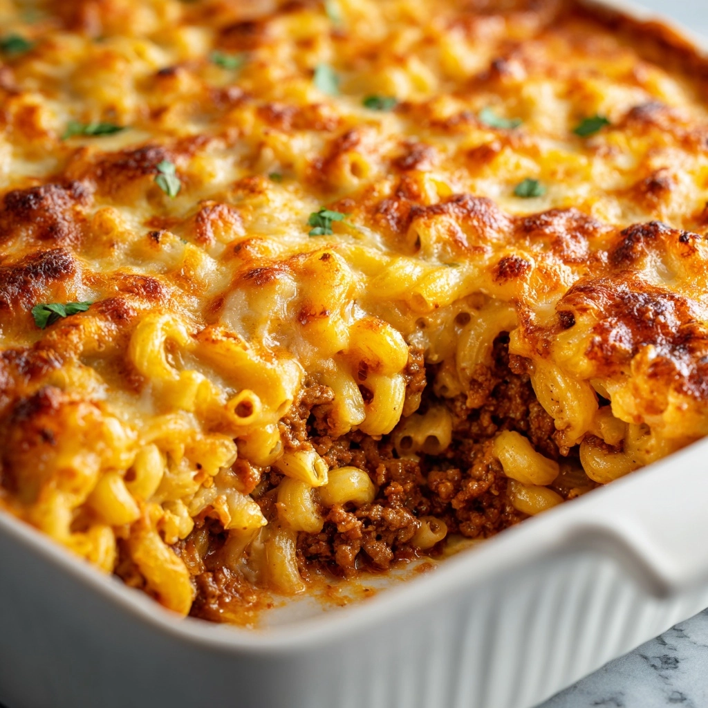 Mac ānā Cheese-Stuffed Meatloaf Recipe - Recipe Image
