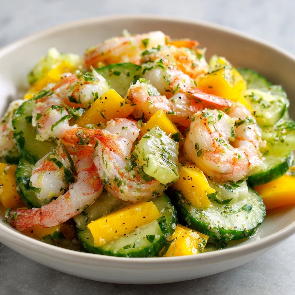 Cucumber Shrimp Salad Recipe - Recipe Image
