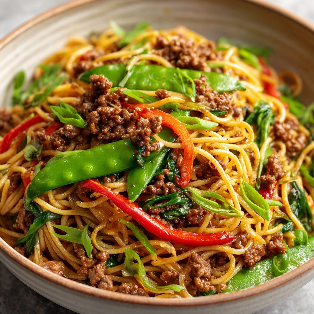Ground Beef Lo Mein Recipe - Recipe Image