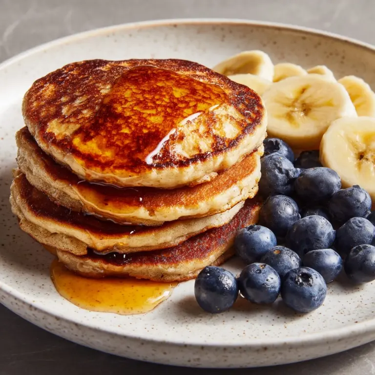 Flourless Banana & Protein Powder Pancakes Recipe