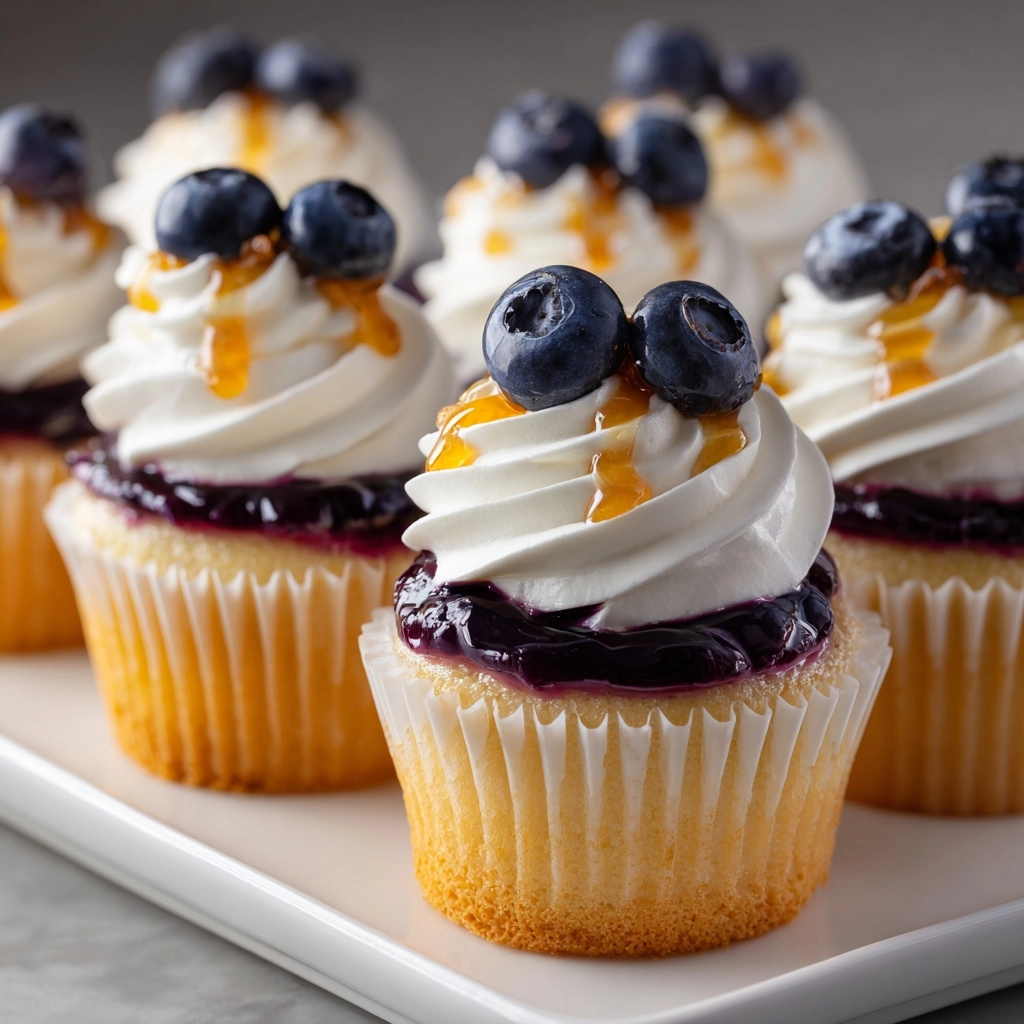 Blueberry Pancake Cupcakes Recipe - Recipe Image