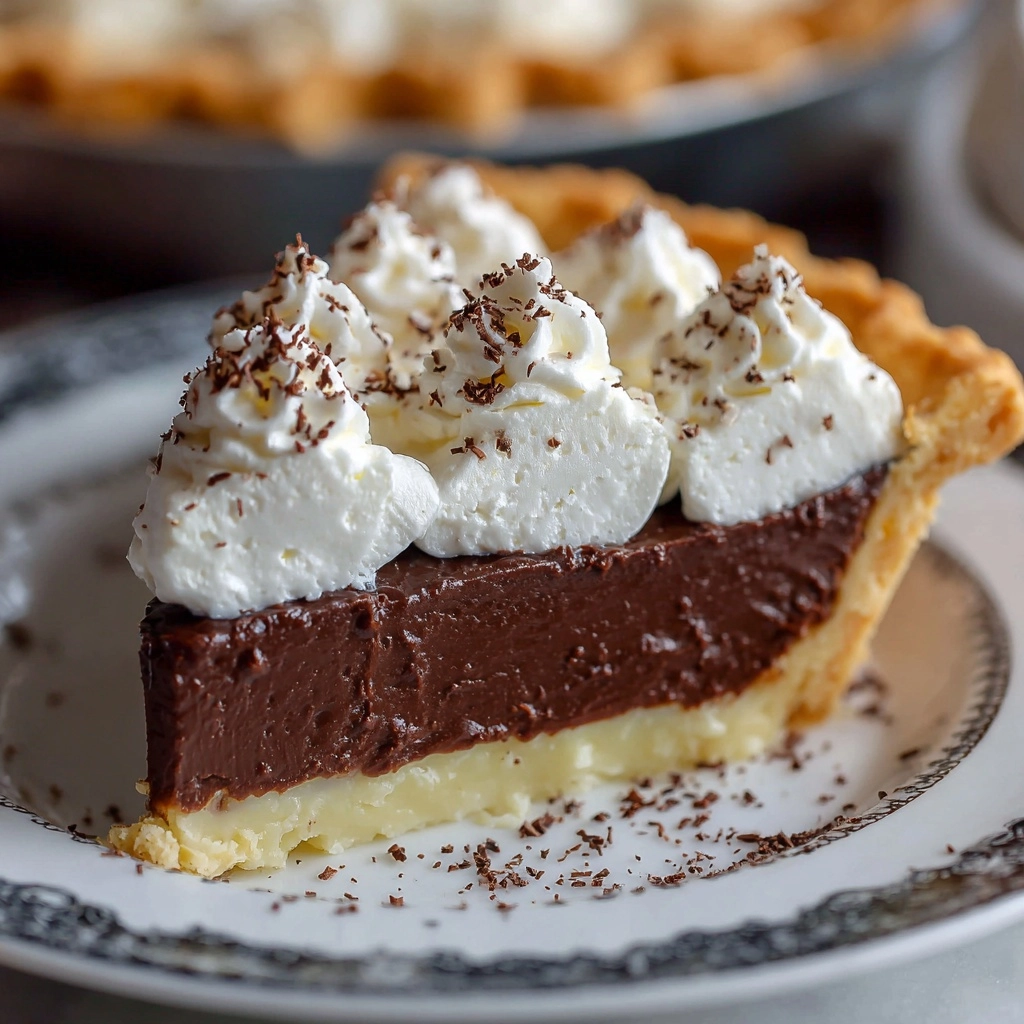 Easy Chocolate Pie Recipe - Recipe Image