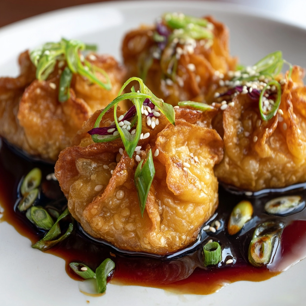 Chile Relleno Wontons With Jalapeño Soy Sauce Recipe - Recipe Image