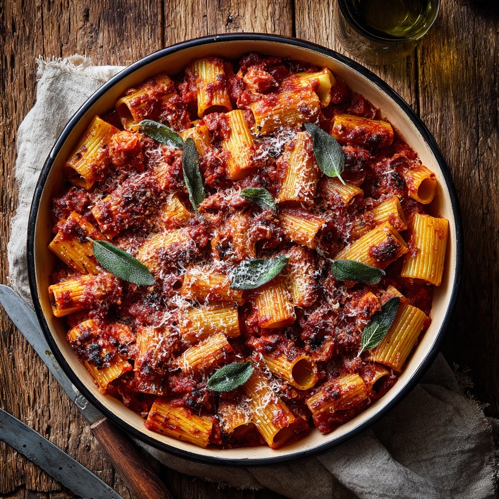Pasta Bake with Pumpkin Tomato Sauce Recipe - Recipe Image