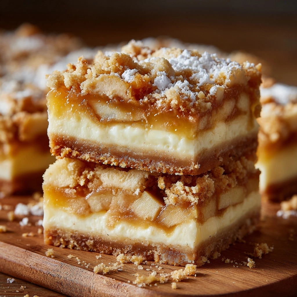 Gluten Free Apple Cheesecake Bars Recipe - Recipe Image