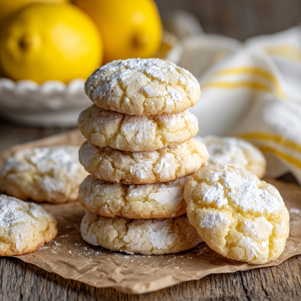 Lemon Cookies From Cake Mix Recipe - Recipe Image