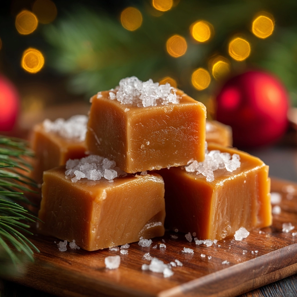 Homemade Christmas Caramels Recipe - Recipe Image