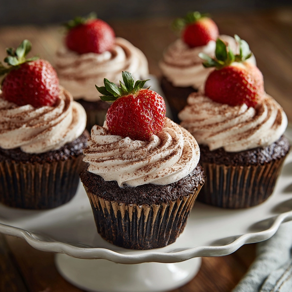 Chocolate Cheesecake Stuffed Strawberries Recipe - Recipe Image