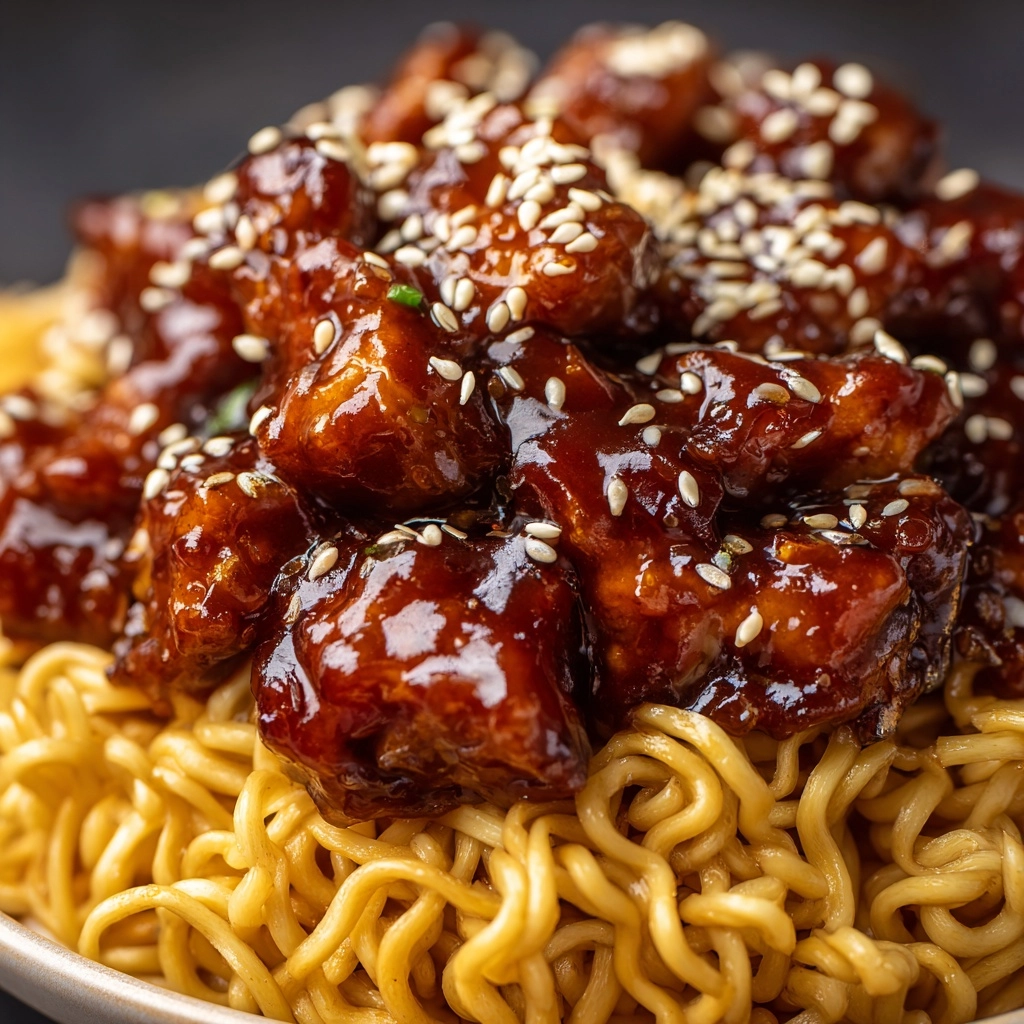 Quick & Sassy Honey Garlic Chicken Lo Mein Recipe - Recipe Image