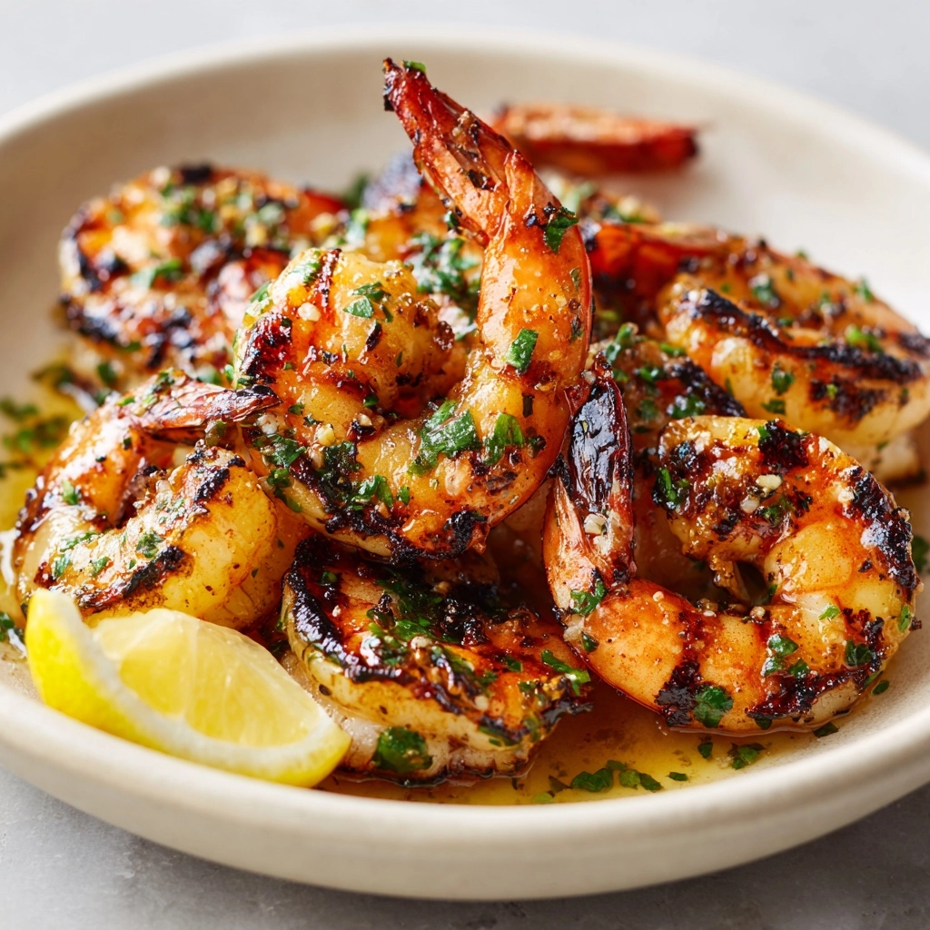 BBQ Grilled Prawns with Garlic, Lemon & Chilli: An Incredible Ultimate Recipe - Recipe Image
