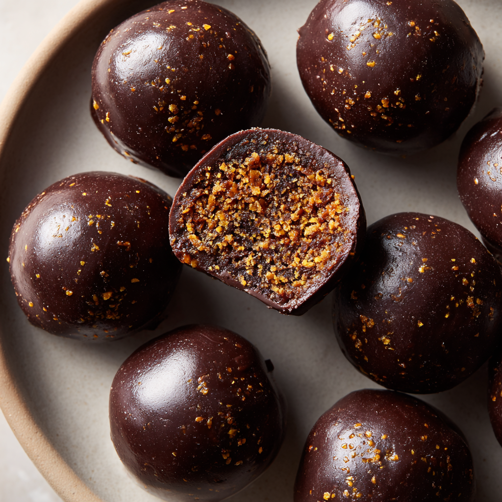 Chocolate Snack Balls Recipe - Recipe Image