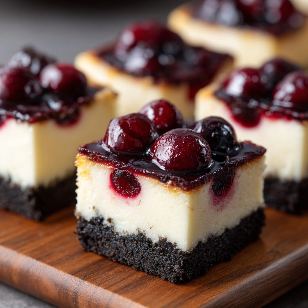 Cherry Cheesecake Bars Recipe - Recipe Image