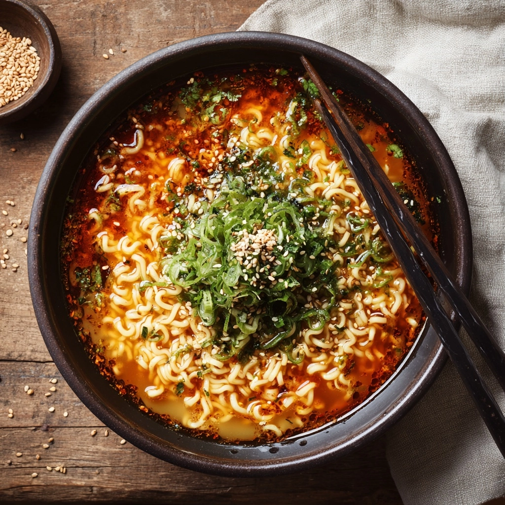 Spicy Ramen Soup Recipe - Recipe Image