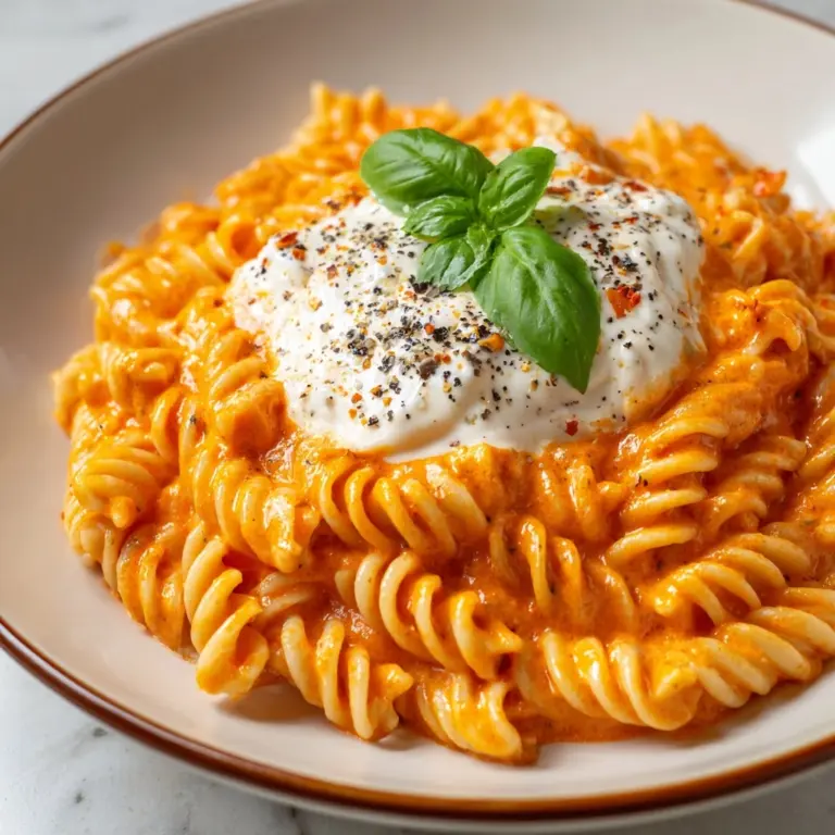 Creamy Romesco Pasta with Rich Roasted Pepper Sauce Recipe