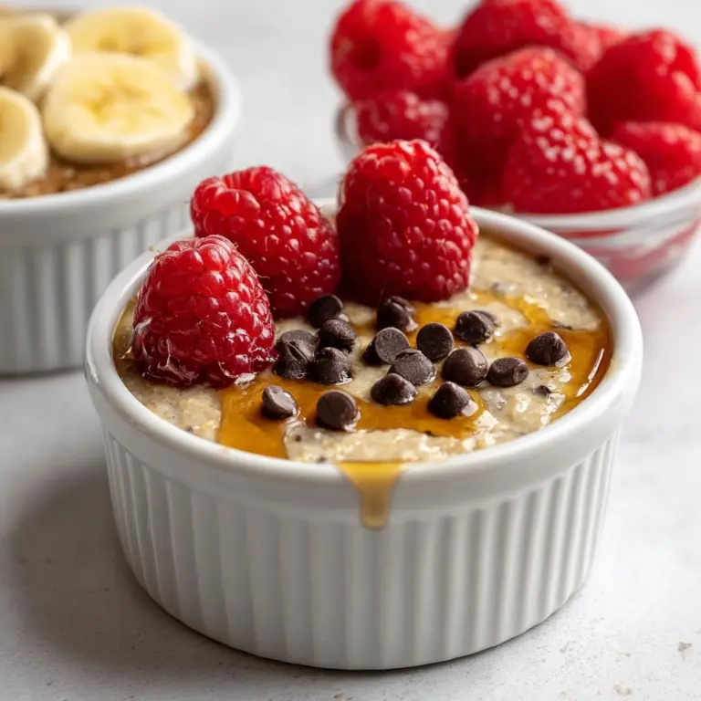 Baked Protein Pancake Bowls Recipe