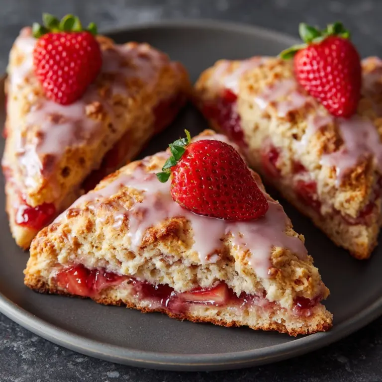 Strawberry Buttermilk Scones Recipe