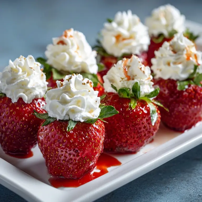 Deviled Strawberries Recipe