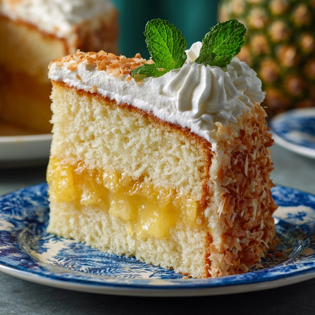 Weight Watchers Pineapple Angel Food Cake Recipe - Recipe Image