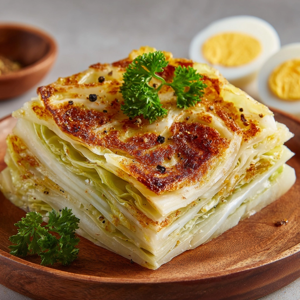 Stir-Fried Cabbage with Egg Recipe - Recipe Image