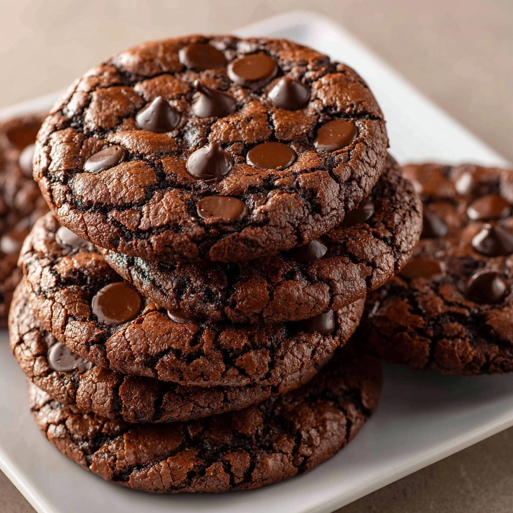 Chewy Fudgy Brownie Cookies Recipe - Recipe Image