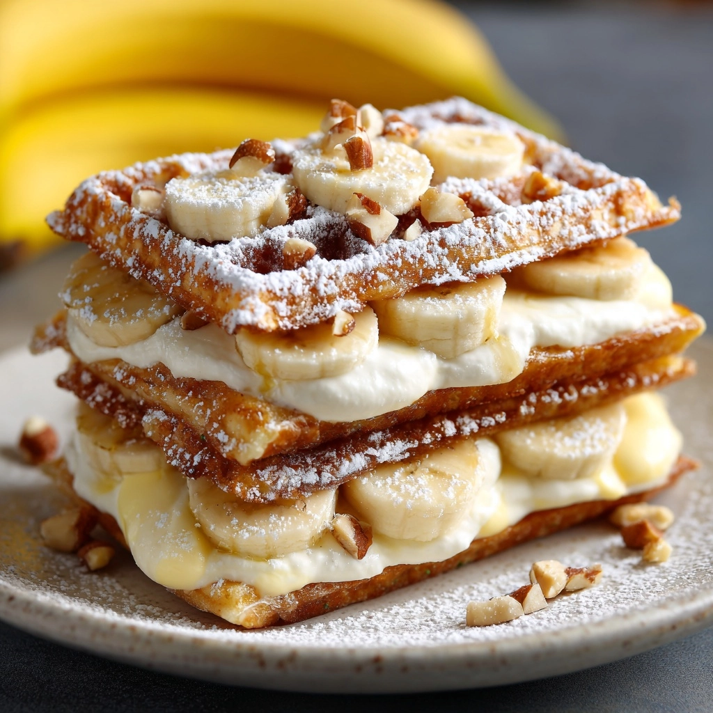 Banana Pudding Funnel Cakes Recipe - Recipe Image