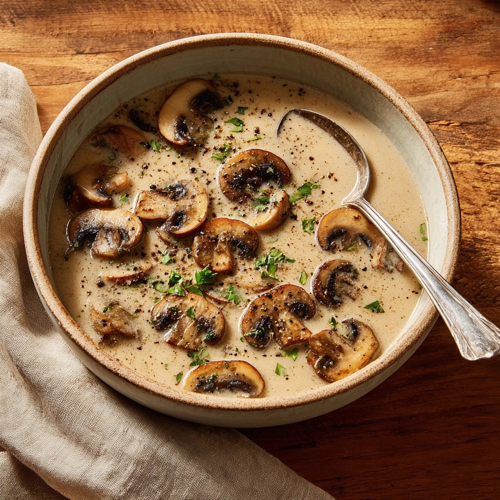 Hungarian Mushroom Soup Recipe - Recipe Image