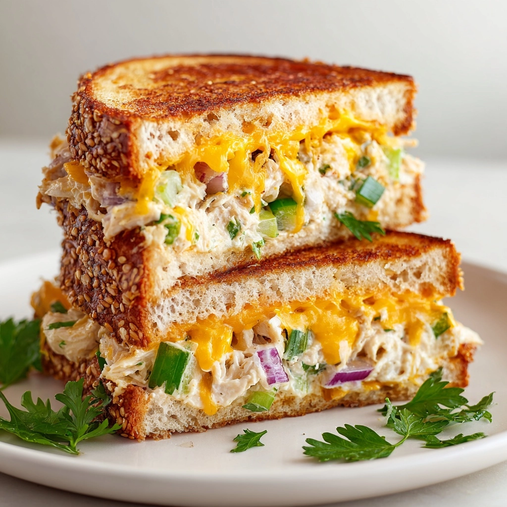 Tuna Melt Grilled Sandwiches Recipe - Recipe Image