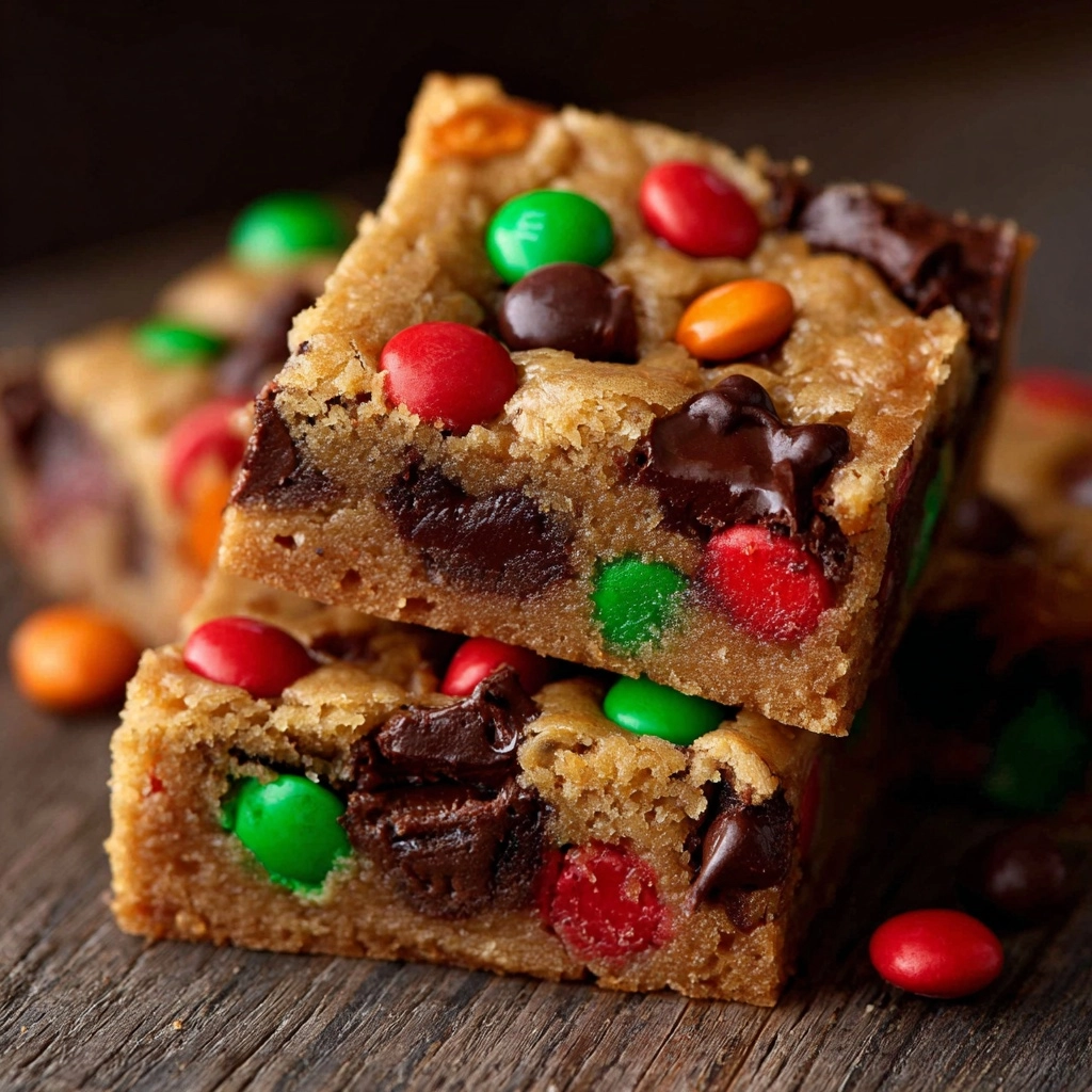 Holiday Cake Mix Cookie Bars Recipe - Recipe Image
