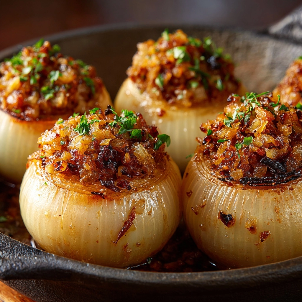 Greek Stuffed Onions: A Flavorful Twist on Comfort Food Recipe - Recipe Image