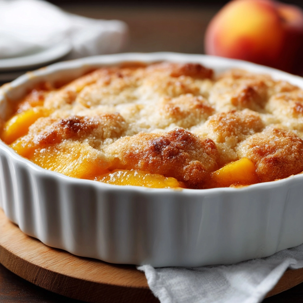 The Best Peach Cobbler Recipe - Recipe Image