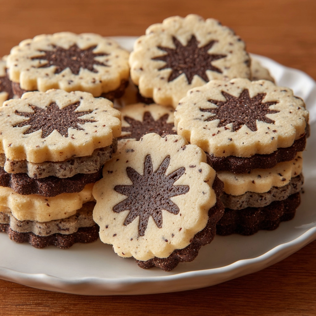 Espresso Shortbread Cookies Recipe - Recipe Image