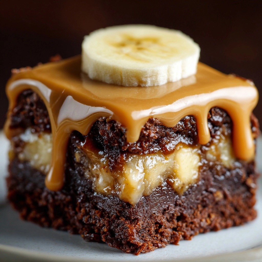 Banana Bread Brownies Recipe - Recipe Image