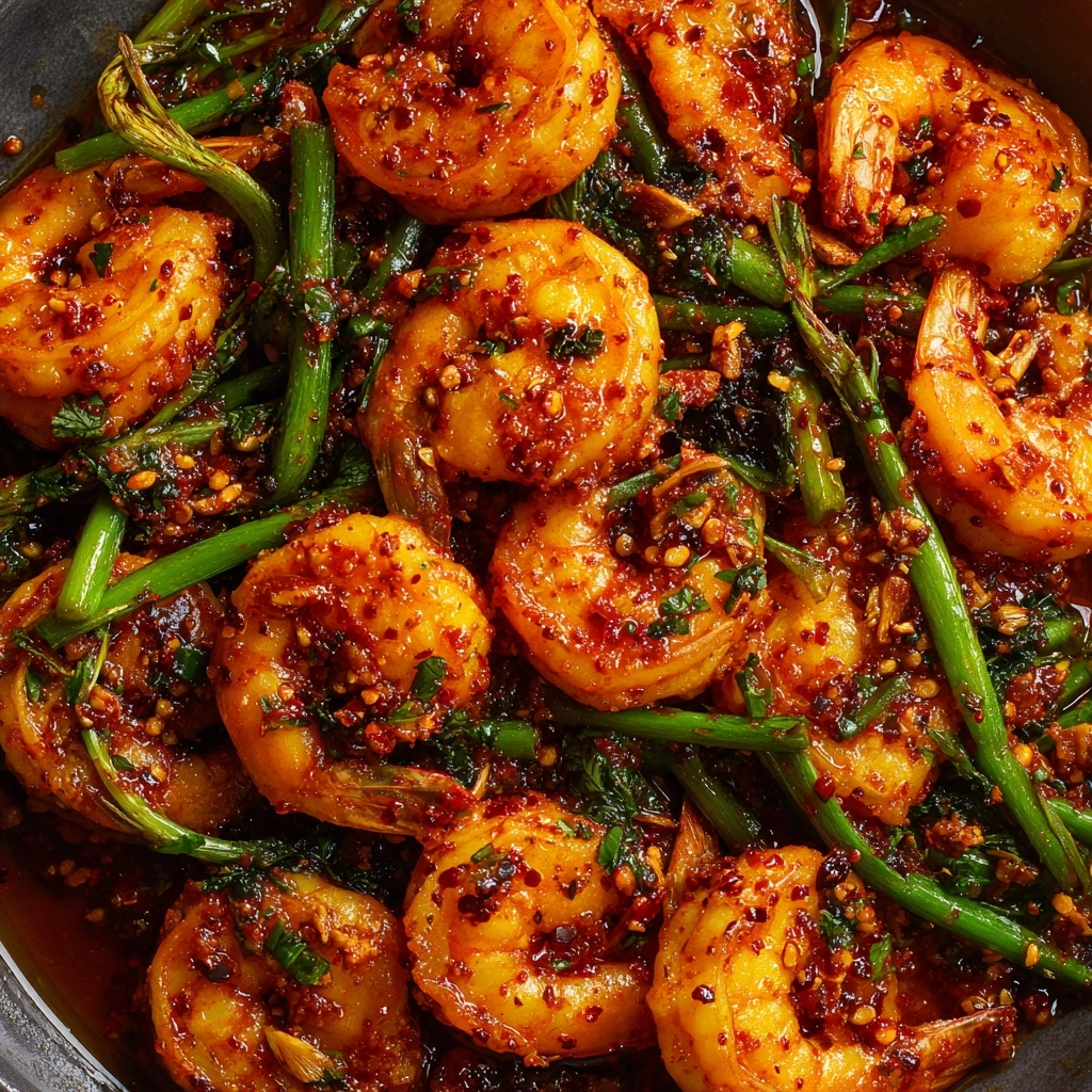 Garlic Shrimp With Chili Crisp Recipe - Recipe Image