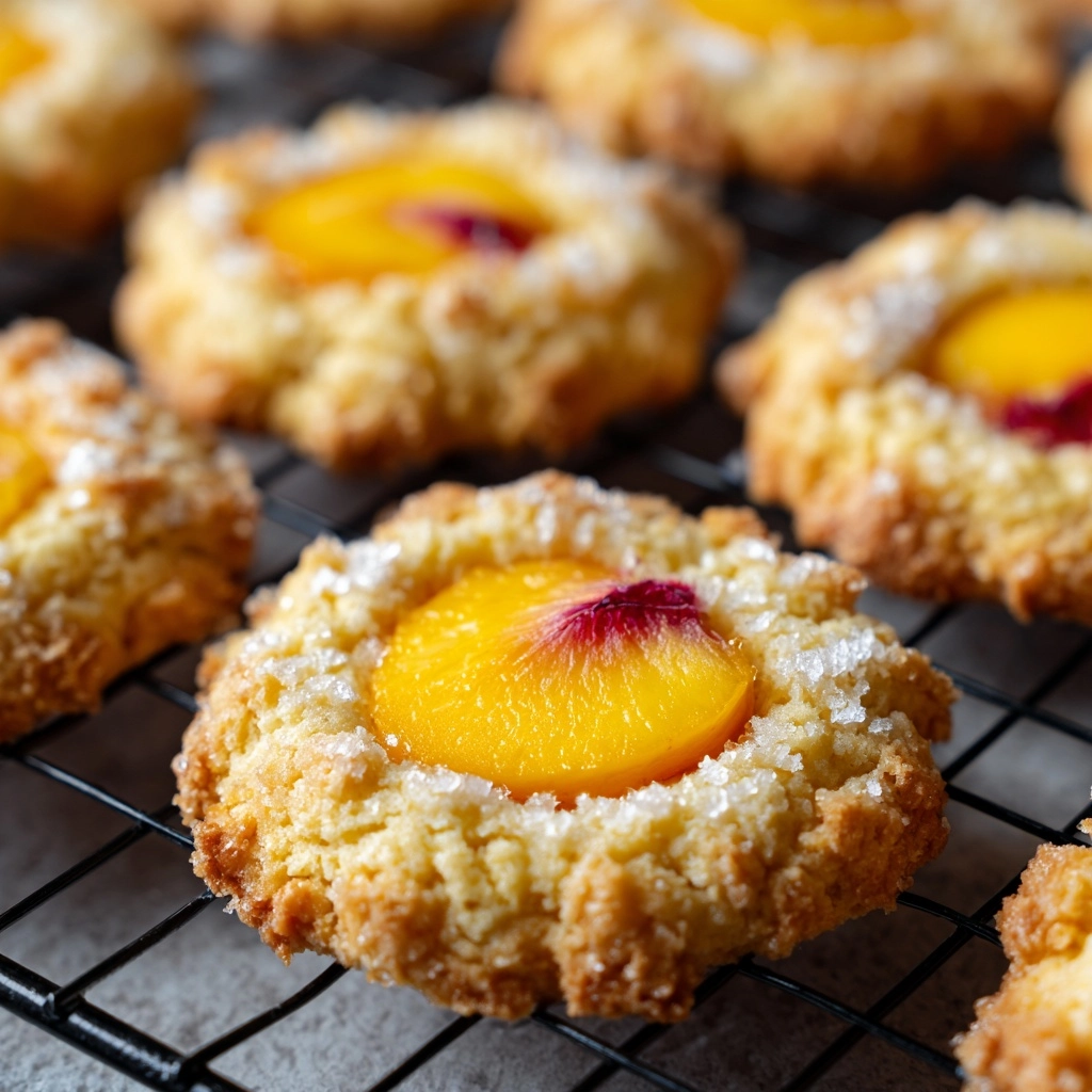 Irresistible Peach Cobbler Cookies Recipe - Recipe Image
