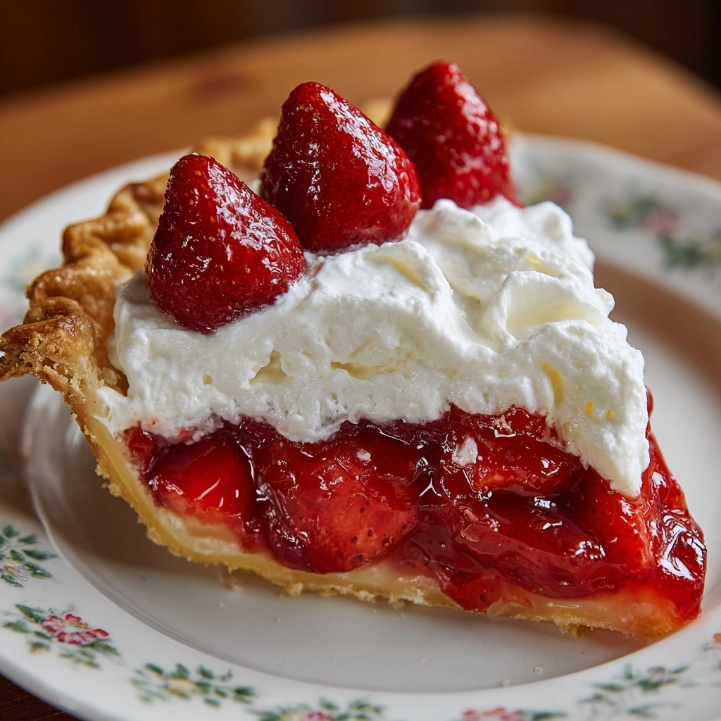 Strawberry Cream Cheese Pie Recipe - Recipe Image