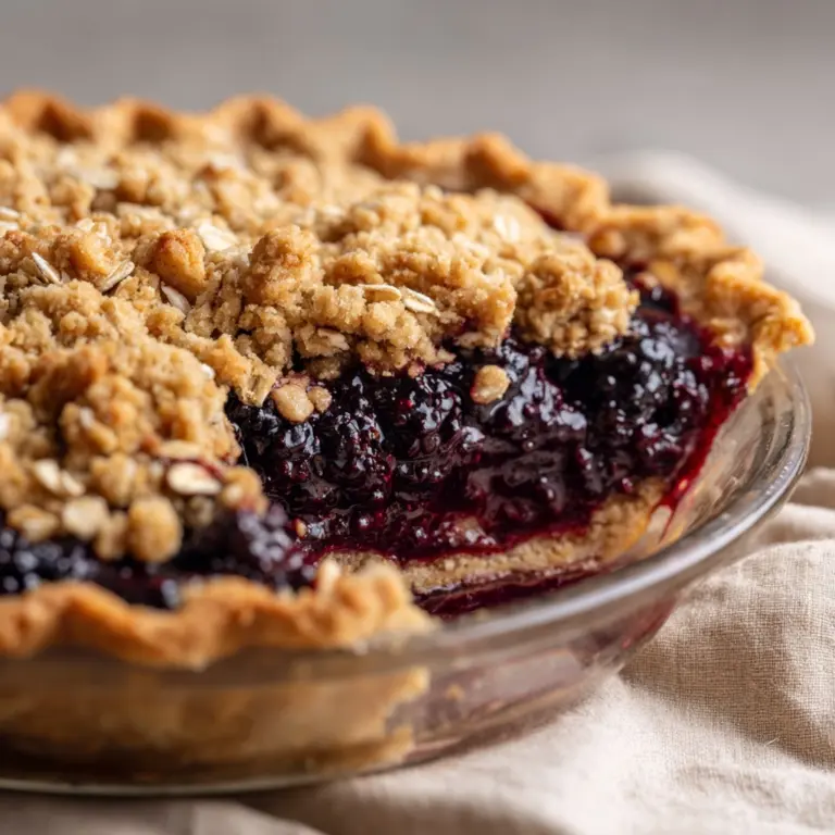 Triple Berry Rhubarb Pie Recipe