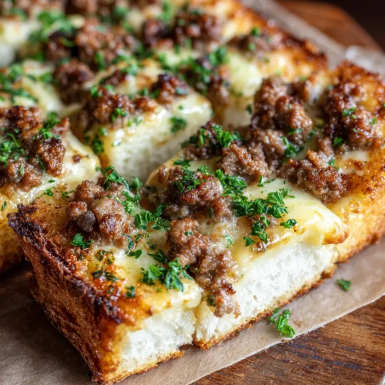 Easy Garlic Philly Cheesesteak Bread Recipe