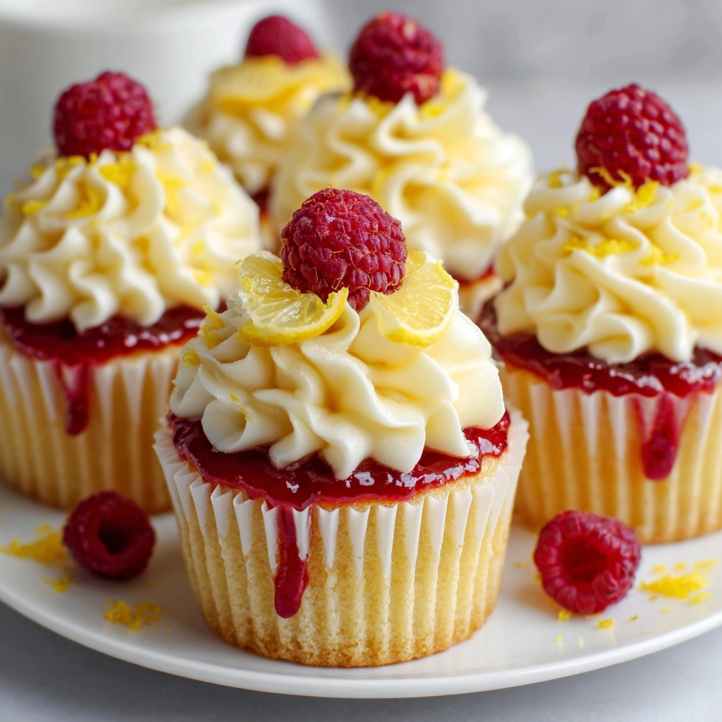 Raspberry Lemon Heaven Cupcakes Recipe - Recipe Image