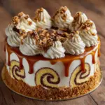 Coffee Cake Roll with Stabilized KahlĂșa Whipped Cream Recipe