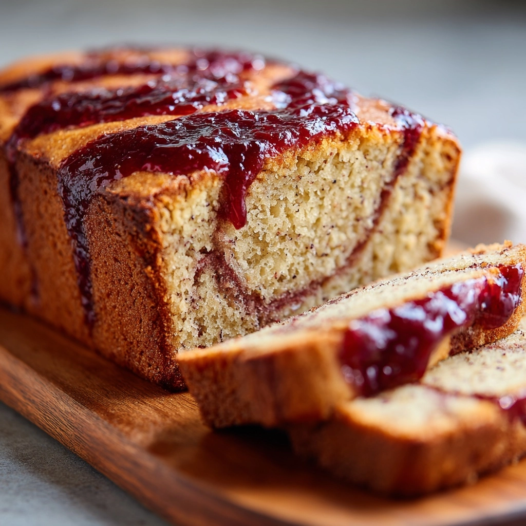 PB and Jelly Banana Bread Recipe